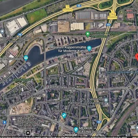 2#netflix &wlan &kingsize Bett & Kaffee Maschine & Zentral & 500m Innenhafen & 2 Min U Bahn Ντούισμπουργκ