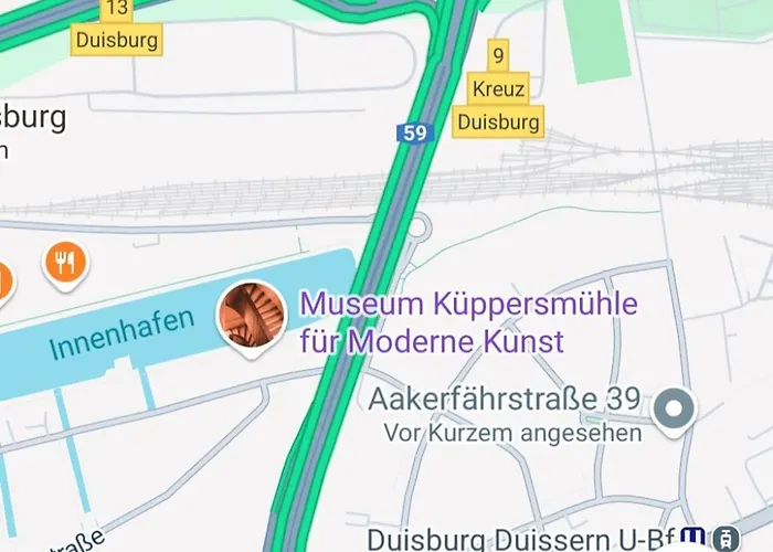 2#netflix &wlan &kingsize Bett & Kaffee Maschine & Zentral & 500m Innenhafen & 2 Min U Bahn Ντούισμπουργκ